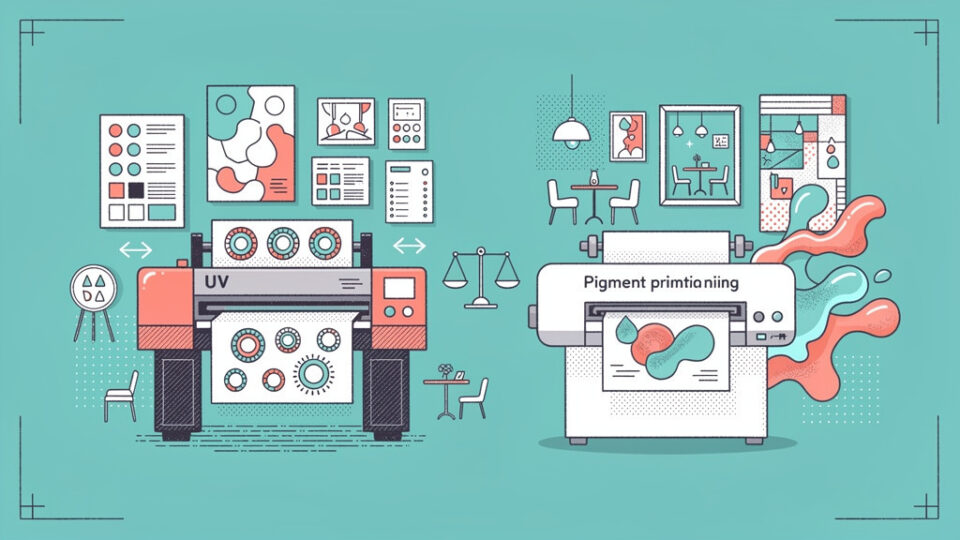 Druk UV vs. Druk pigmentowy: Która technologia lepsza dla HoReCa