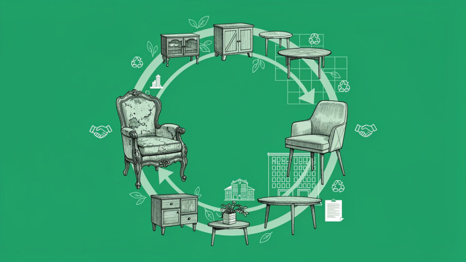 Gospodarka obiegu zamkniętego: Drugie życie mebli a rynek B2B