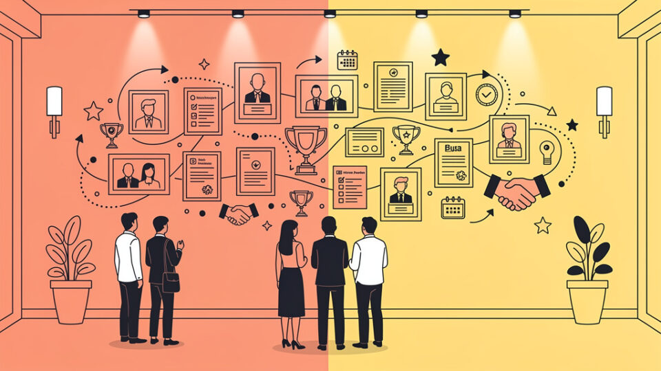 Jak stworzyć ścianę pamięci/historii firmy w głównym korytarzu