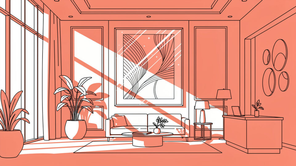 Jak wybrać szkło do obrazów w mocno nasłonecznionym lobby