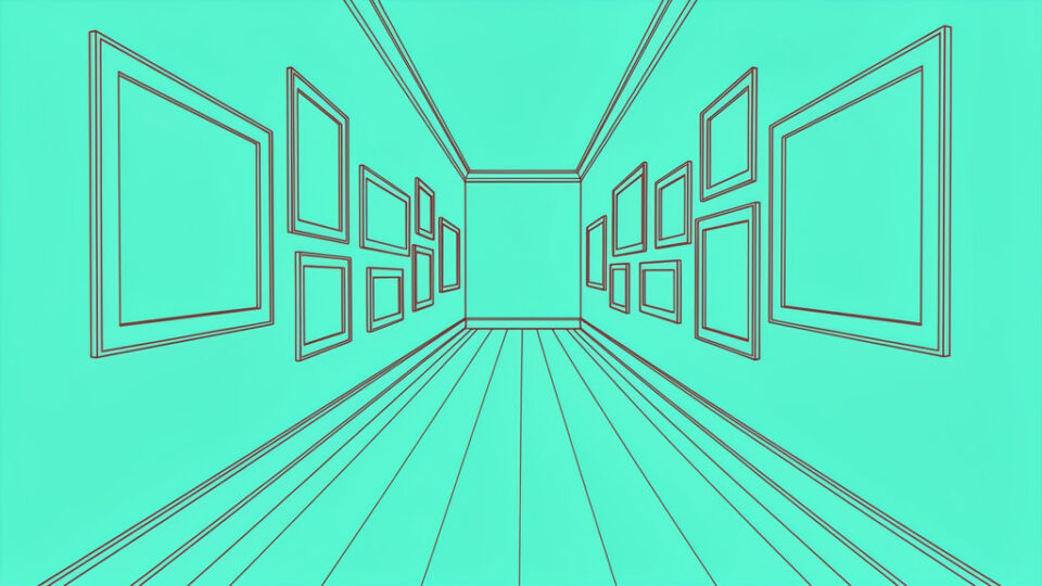 Optymalizacja rozmieszczenia obrazów w wąskich korytarzach