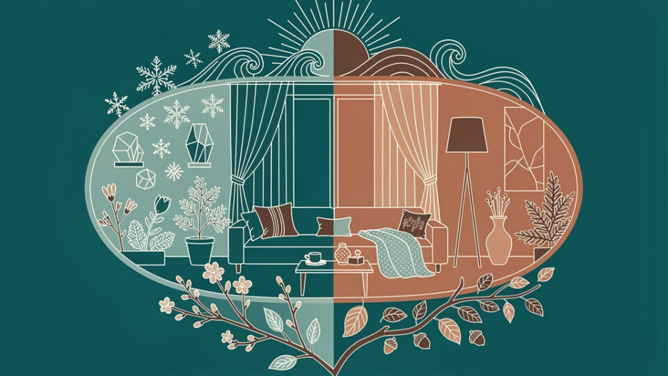 Sezonowe trendy: Adaptacja wnętrz do pór roku bez przebudowy