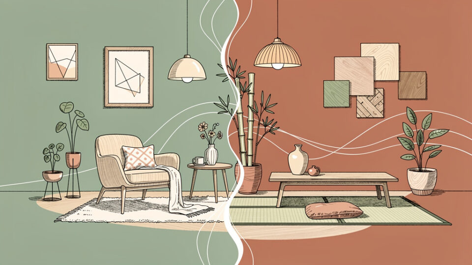 Styl skandynawski vs. Japandi w 2026: Co lepiej sprzedaje?