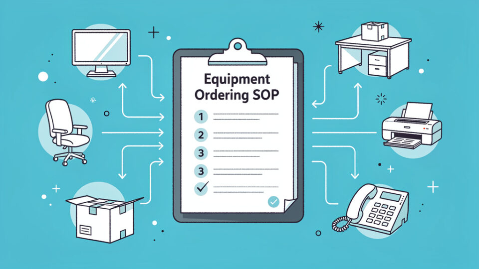 Tworzenie standardowych procedur operacyjnych (SOP) dla zamawiania wyposażenia