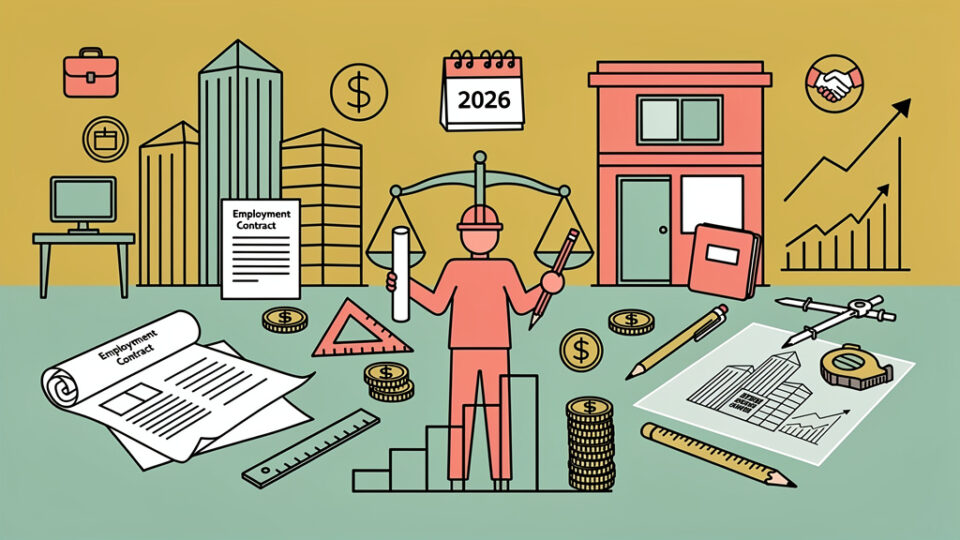 Zarobki architektów 2026: Porównanie etat vs. własna działalność